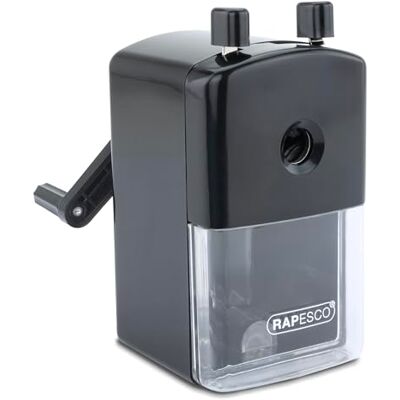 Rapesco R94000B2 Desktop Pencil Sharpener Model 94, Black Rapesco R94000B2 Desktop Pencil Sharpener Model 94, Black