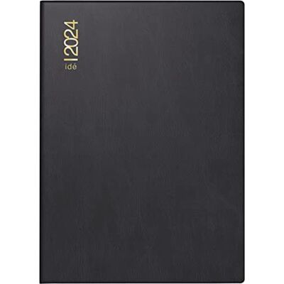 rido/idé Weekly calendar model perfect/technology I 2024 2 pages = 1 week sheet size 10 x 14 cm black Desk Planner rido/idé Weekly calendar model perfect/technology I 2024 2 pages = 1 week sheet size 10 x 14 cm black Desk Planner