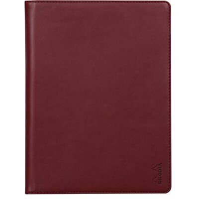 Rhodia 216008C rama Clipboard and Document Holder Booklet N°16 Wine Red for Notepads or A5 Format Notebooks (14.8 x 21 cm) Premium Italian Faux Leather Rhodia 216008C rama Clipboard and Document Holder Booklet N°16 Wine Red for Notepads or A5 Format Notebooks (14.8 x 21 cm) Premium Italian Faux Leather