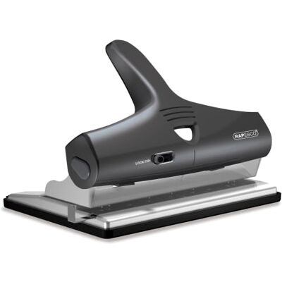 Rapesco 1205 ALU Adjustable Heavy Duty Hole Punch, 32 Sheet Capacity Rapesco 1205 ALU Adjustable Heavy Duty Hole Punch, 32 Sheet Capacity