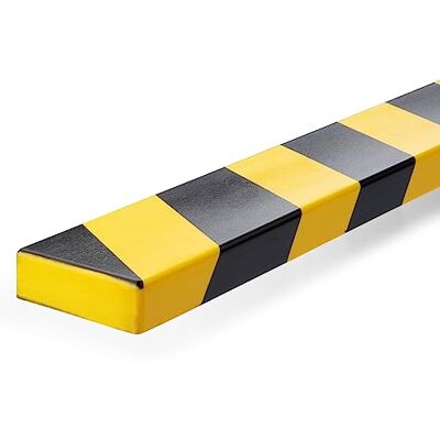 Durable Surface Protection Profile S20 Self-Adhesive Protection Strip Has a Length of 1 Metre Pack of 5 Yellow or Black Durable Surface Protection Profile S20 Self-Adhesive Protection Strip Has a Length of 1 Metre Pack of 5 Yellow or Black