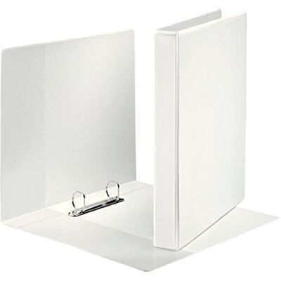 Esselte 830080 White customizable 2 rings folder 25mm, single unit Esselte 830080 White customizable 2 rings folder 25mm, single unit