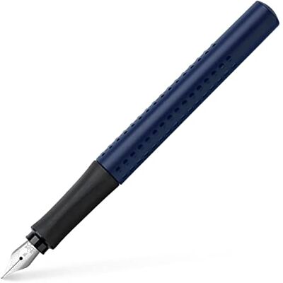 Faber-Castell Grip 2011 Fountain Pen Fine Nib, Classic Blue Faber-Castell Grip 2011 Fountain Pen Fine Nib, Classic Blue