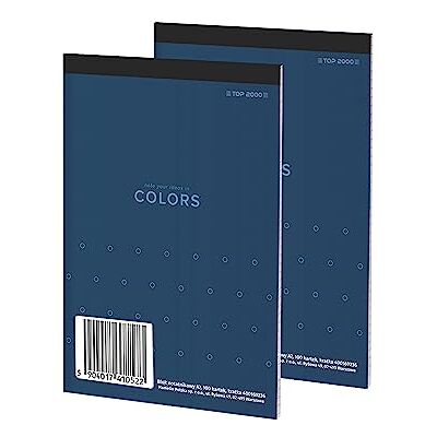 Top-2000 TOP 2000 Colors A7 Notepad Block 100 Checkered Cards Top-2000 TOP 2000 Colors A7 Notepad Block 100 Checkered Cards