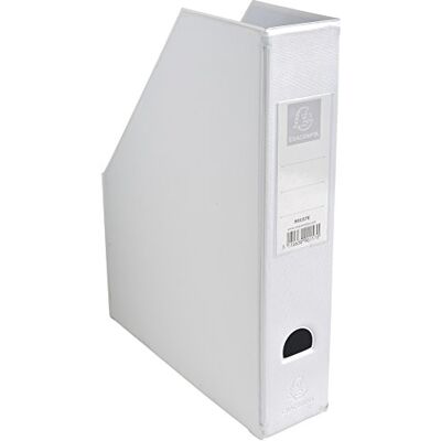 Exacompta Ref. 90157E Set of 10 Rigid magazine racks with 7 cm back in PP White Exacompta Ref. 90157E Set of 10 Rigid magazine racks with 7 cm back in PP White