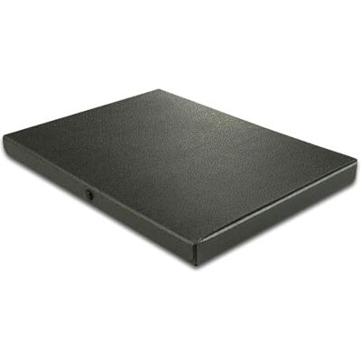 Elba 400000992 Box File with Push Button Fastening 1 cm for Approx 80 DIN A4 Pages 3 Flaps Label Black Capacity: 2 cm, for Approx. 180 DIN A4 Pages Black Elba 400000992 Box File with Push Button Fastening 1 cm for Approx 80 DIN A4 Pages 3 Flaps Label Black Capacity: 2 cm, for Approx. 180 DIN A4 Pages Black