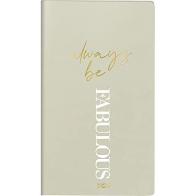 rido/idé Weekly calendar "Fabulous" model pocket planner 2024 2 pages = 1 week sheet size 8.7 x 15.3 cm light grey rido/idé Weekly calendar "Fabulous" model pocket planner 2024 2 pages = 1 week sheet size 8.7 x 15.3 cm light grey