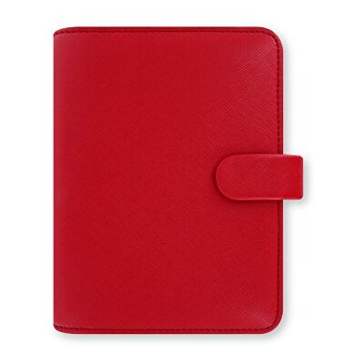 Filofax Saffiano Pocket Organiser Poppy Filofax Saffiano Pocket Organiser Poppy