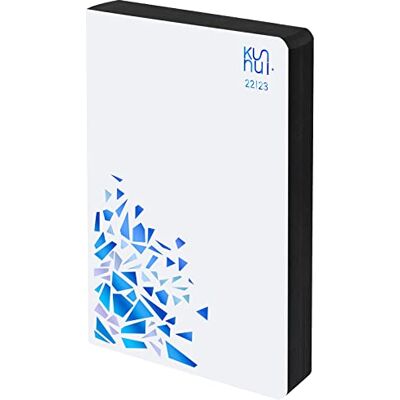 KUNNUI Calendar 2022 2023 Bonded Leather Arctic Crystal Day Page A5-15 x 21 cm Language: Spanish English 2 Tabs and Stickers KUNNUI Calendar 2022 2023 Bonded Leather Arctic Crystal Day Page A5-15 x 21 cm Language: Spanish English 2 Tabs and Stickers