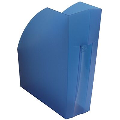 Exacompta Ref 18060D Magazine File 292 x 110 x 320mm in Size, Suitable for A4+ Documents, Stable, Large Storage Capacity, Conical Shape for Handling Royal Blue (Pack of 3) Exacompta Ref 18060D Magazine File 292 x 110 x 320mm in Size, Suitable for A4+ Documents, Stable, Large Storage Capacity, Conical Shape for Handling Royal Blue (Pack of 3)
