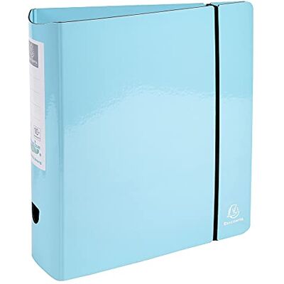 Exacompta Ref. 53766E 1 Aquarel Prem'Touch lever arch file Rounded spine 80mm A4 Assorted colours Pastel blue Exacompta Ref. 53766E 1 Aquarel Prem'Touch lever arch file Rounded spine 80mm A4 Assorted colours Pastel blue