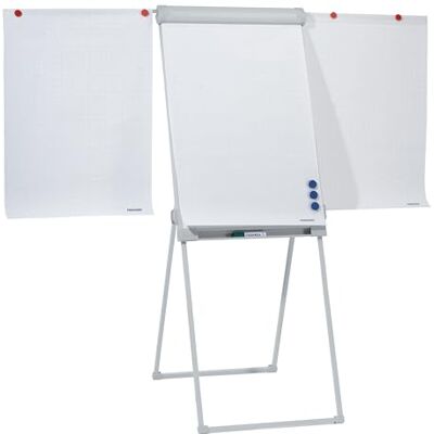 Franken FC84 Flipchart board Deluxe Standard, 67 x 95 cm, light gray Franken FC84 Flipchart board Deluxe Standard, 67 x 95 cm, light gray