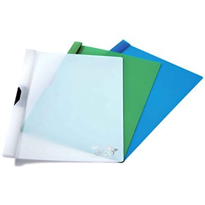 Rapesco 1100 ECO Clip Report Folder, A4, Assorted Colours, Pack of 10 Rapesco 1100 ECO Clip Report Folder, A4, Assorted Colours, Pack of 10
