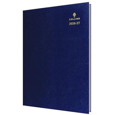 Collins 2026-2027 Mid/Academic Year Planner 13 Month A4 Day-to-Page with Appointments Debden Desk Diary Blue (44M.60-2627) Collins 2026-2027 Mid/Academic Year Planner 13 Month A4 Day-to-Page with Appointments Debden Desk Diary Blue (44M.60-2627)