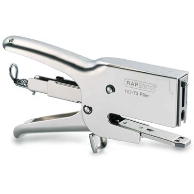 Rapesco 1169 Heavy-Duty HD-73 Plier Stapler, 70 Sheet Capacity, Chrome Rapesco 1169 Heavy-Duty HD-73 Plier Stapler, 70 Sheet Capacity, Chrome