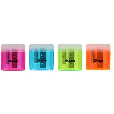 Spirit BOBOBO Pencil Sharpener 2 Hole Pack of 24 Spirit BOBOBO Pencil Sharpener 2 Hole Pack of 24
