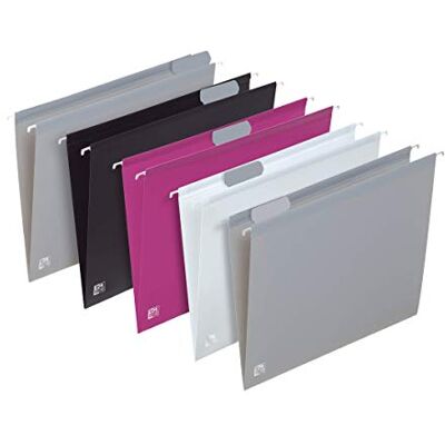 Oxford Trendy Elba Suspension Files for Drawers Pack of 5 Assorted Colours Oxford Trendy Elba Suspension Files for Drawers Pack of 5 Assorted Colours