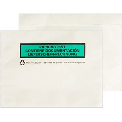 Blake VITA Paper Document Enclosed Wallet C6 (168 x 126mm) Pack of 1000 100% Recyclable & Biodegradable Plastic Free Peel and Seal Paper Document Envelopes C6 for Invoices/Shipping PAPDE22 Blake VITA Paper Document Enclosed Wallet C6 (168 x 126mm) Pack of 1000 100% Recyclable & Biodegradable Plastic Free Peel and Seal Paper Document Envelopes C6 for Invoices/Shipping PAPDE22