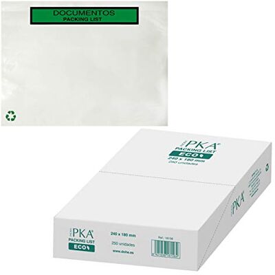 DOHE Box of 250 Units Packing List 240 x 180 mm ECO DOHE Box of 250 Units Packing List 240 x 180 mm ECO