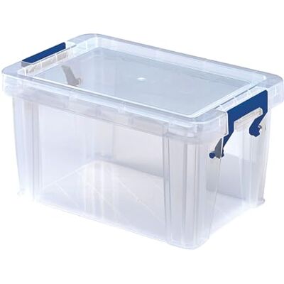 Bankers Box Storage Box 1.7L (10 Pack) BPA-Free, Stackable Plastic Organizer with Clip-Lock Lid, Impact-Resistant & Fully Recyclable for Home & Office Supplies Bankers Box Storage Box 1.7L (10 Pack) BPA-Free, Stackable Plastic Organizer with Clip-Lock Lid, Impact-Resistant & Fully Recyclable for Home & Office Supplies