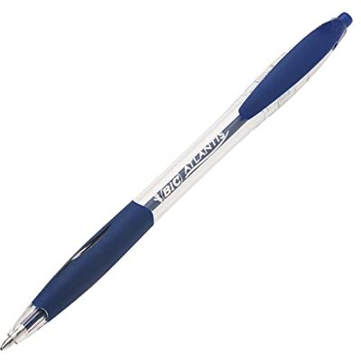 BIC Atlantis Clic Ball Pen 1.0mm Box of 12 Blue BIC Atlantis Clic Ball Pen 1.0mm Box of 12 Blue