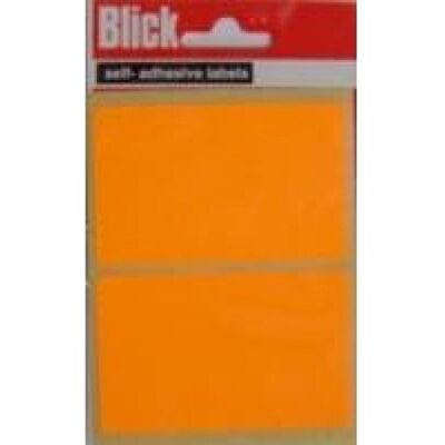 Blick RS01085 50mm x 80mm Fluo Label Bag Blick RS01085 50mm x 80mm Fluo Label Bag