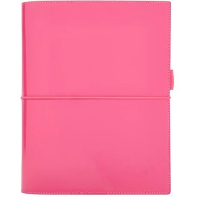 Filofax Domino Patent A5 Organiser Pink Filofax Domino Patent A5 Organiser Pink