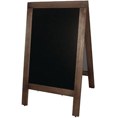 Olympia Melamine Pavement Chalkboard Double Sided A-Frame, 1200 x 700 mm Olympia Melamine Pavement Chalkboard Double Sided A-Frame, 1200 x 700 mm