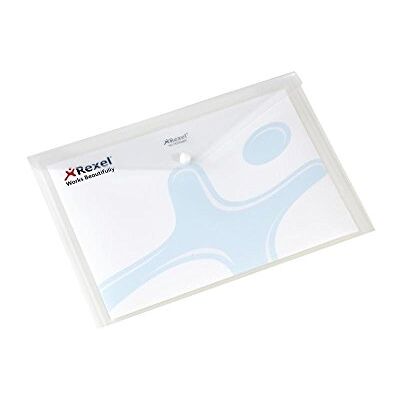 Rexel A4 Carry Folder Translucent White (Pack of 5) Rexel A4 Carry Folder Translucent White (Pack of 5)