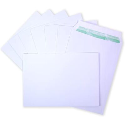 Postmaster Peel and Seal Premium A5 90gsm Recycled White Envelopes x 100 Pack Postmaster Peel and Seal Premium A5 90gsm Recycled White Envelopes x 100 Pack