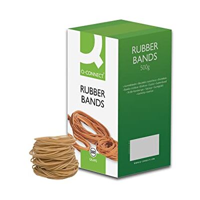 Q-Connect Rubber Bands No.12 38.1 x 1.6mm 500g KF10522 Q-Connect Rubber Bands No.12 38.1 x 1.6mm 500g KF10522
