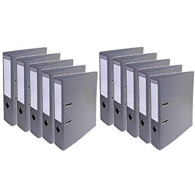 Exacompta Ref. 53754E Box of 10 Prem'Touch A4 lever arch files Spine 70 mm Mechanical 75 mm External dimensions: 32 x 29 x 7 cm Format to file A4 Colour: Dark gray Exacompta Ref. 53754E Box of 10 Prem'Touch A4 lever arch files Spine 70 mm Mechanical 75 mm External dimensions: 32 x 29 x 7 cm Format to file A4 Colour: Dark gray