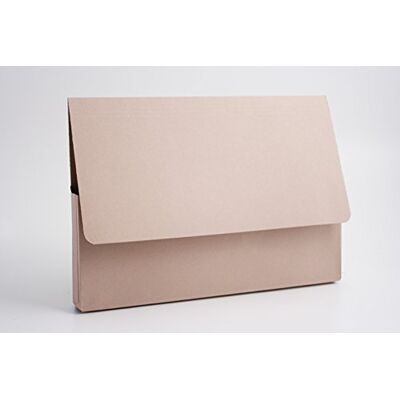 Exacompta Ref PDW4-BUFZ Guildhall Plain Document Wallet, 325 x 230mm, 285gsm Heavyweight Manilla, Holds Up to 200 A4 Sheets, Blue Angel Certified Buff, 50 Pack Exacompta Ref PDW4-BUFZ Guildhall Plain Document Wallet, 325 x 230mm, 285gsm Heavyweight Manilla, Holds Up to 200 A4 Sheets, Blue Angel Certified Buff, 50 Pack