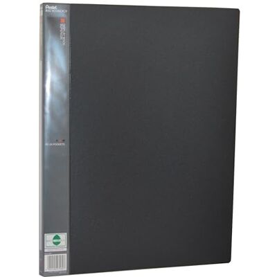 Pentel Presentation Folder A3 with 20 Pockets Black Pentel Presentation Folder A3 with 20 Pockets Black