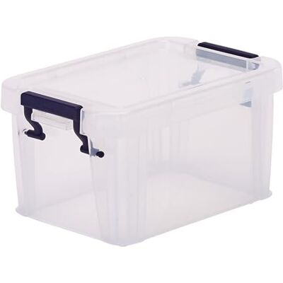 Bankers Box Storage Box 0.5L (10 Pack) BPA-Free, Stackable Plastic Organizer with Clip-Lock Lid, Impact-Resistant & Fully Recyclable for Home & Office Supplies Bankers Box Storage Box 0.5L (10 Pack) BPA-Free, Stackable Plastic Organizer with Clip-Lock Lid, Impact-Resistant & Fully Recyclable for Home & Office Supplies