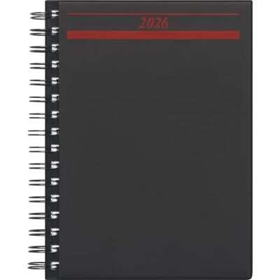 rido/idé Timing Book Calendar 1 '26 A5, Plastic, Black rido/idé Timing Book Calendar 1 '26 A5, Plastic, Black