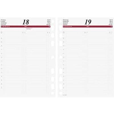 rido/idé Daily Calendar Timing 1 2024 1 Page = 1 Day A5 White rido/idé Daily Calendar Timing 1 2024 1 Page = 1 Day A5 White