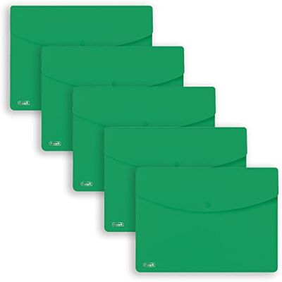 Favorit Sprint A4 Polypropylene, Matte, Pack of 5, Green Favorit Sprint A4 Polypropylene, Matte, Pack of 5, Green