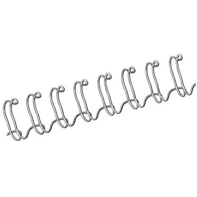 Fellowes 14mm Wire Binding Combs, 100 Pack Silver Fellowes 14mm Wire Binding Combs, 100 Pack Silver