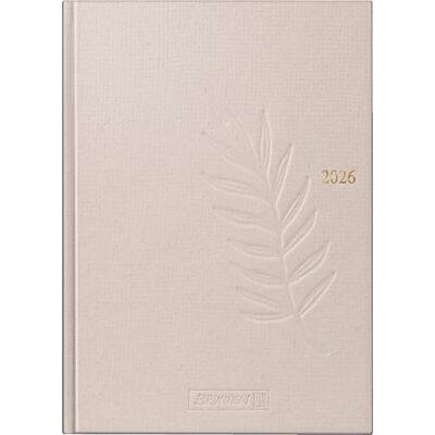 BRUNNEN Book Calendar Model 798 2026 A5, Cardboard, Hemp BRUNNEN Book Calendar Model 798 2026 A5, Cardboard, Hemp