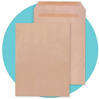 Triplast 500 x C4 Manilla Self Seal Security Envelopes (Size: 324x229mm) Fully Opaque, Self Sealing & Printer Safe Mailing Paper Envelopes Ideal for Everyday Home, Office & Commercial Use Triplast 500 x C4 Manilla Self Seal Security Envelopes (Size: 324x229mm) Fully Opaque, Self Sealing & Printer Safe Mailing Paper Envelopes Ideal for Everyday Home, Office & Commercial Use