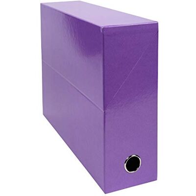 Exacompta Transfer Box Iderama Paper A4 Spine 90 mm Purple Exacompta Transfer Box Iderama Paper A4 Spine 90 mm Purple