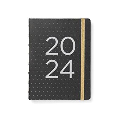 Filofax A5 2024 Planner Moonlight black Filofax A5 2024 Planner Moonlight black