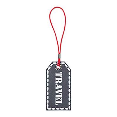 Vacavaliente Label, Leather, Grey Vacavaliente Label, Leather, Grey