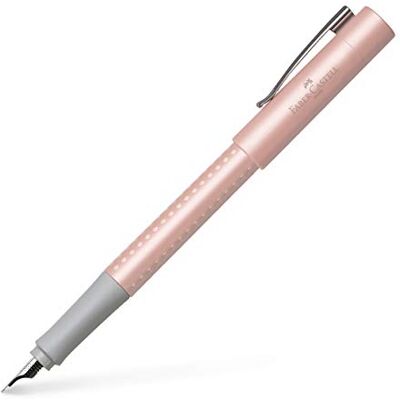 Faber-Castell Grip Pearl Edition B Fountain Pen Rose,140965 Faber-Castell Grip Pearl Edition B Fountain Pen Rose,140965