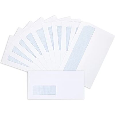 Postmaster DL Window Envelopes 110 x 220mm 80 GSM Self Seal White 400 Pack Postmaster DL Window Envelopes 110 x 220mm 80 GSM Self Seal White 400 Pack