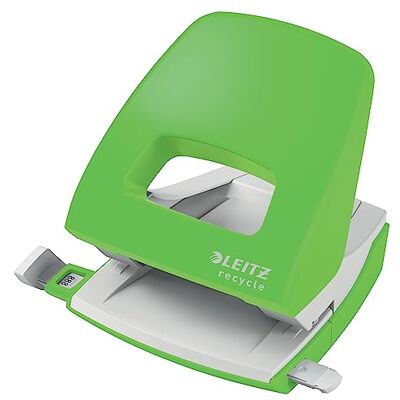 Leitz Hole Punch, for 30 Sheets, NeXXt Recycle Range, Green Leitz Hole Punch, for 30 Sheets, NeXXt Recycle Range, Green