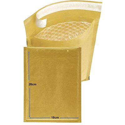 Fellowes Bankers Box Padded Bubble Bag 180 x 260 mm (Number 14) for Shipping Protection, 100 Envelopes Fellowes Bankers Box Padded Bubble Bag 180 x 260 mm (Number 14) for Shipping Protection, 100 Envelopes