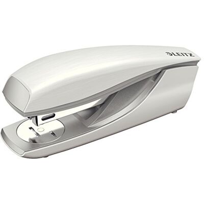 Leitz Stapler, 30 Sheet Capacity, Ergonomic Metal Body, Includes Staples, Style Range, 55620004 Arctic White Leitz Stapler, 30 Sheet Capacity, Ergonomic Metal Body, Includes Staples, Style Range, 55620004 Arctic White