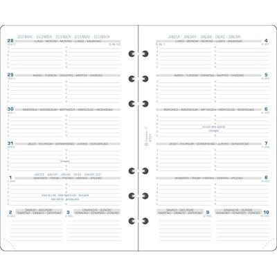 Exacompta Exatime 17 Diary Refill – Week on 1 Page – 172 x 105 mm 18212E – January 2018 2017 – January, Wine – 2017 Exacompta Exatime 17 Diary Refill – Week on 1 Page – 172 x 105 mm 18212E – January 2018 2017 – January, Wine – 2017